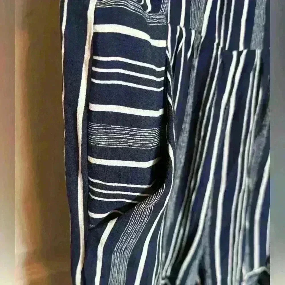 LOFT nautical classic ruffled romper size 0